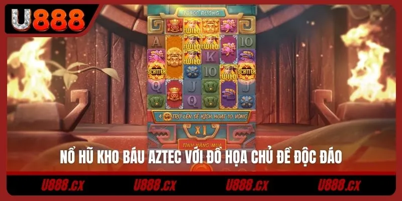 Nổ hũ kho báu Aztec với đồ họa chủ đề độc đáo