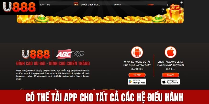 Có thể tải app cho tất cả các hệ điều hành